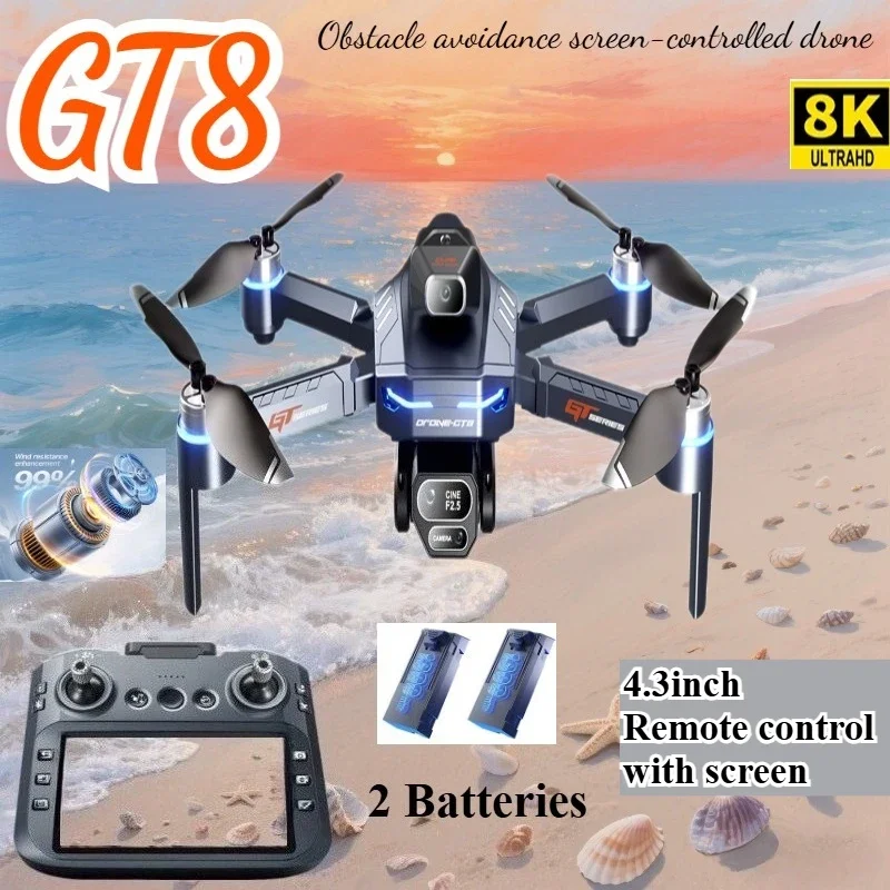 Jjrc Drone X12 - Drone 4K HD GT8 Kamera Menghindari