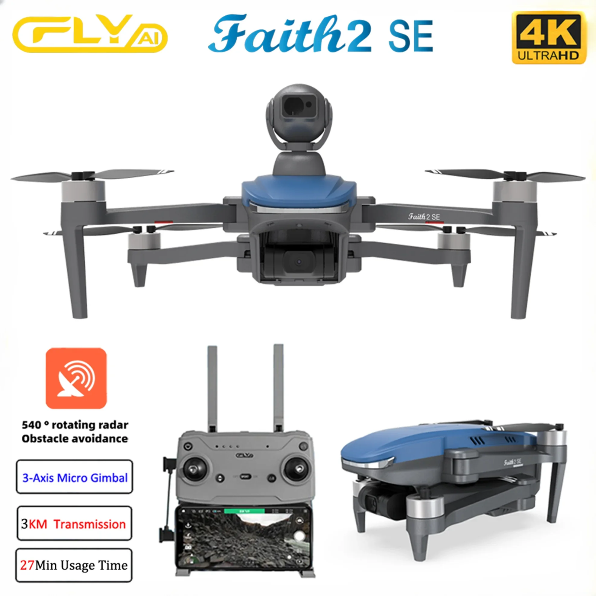 Jjrc Drone X12 - Faith 2 SE Dengan 540 °