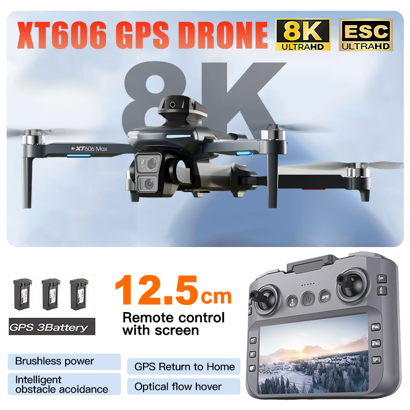 Drone XT606 MAX 3 baterai, Kam - Jjrc Drone X12 ulasan dan harga
