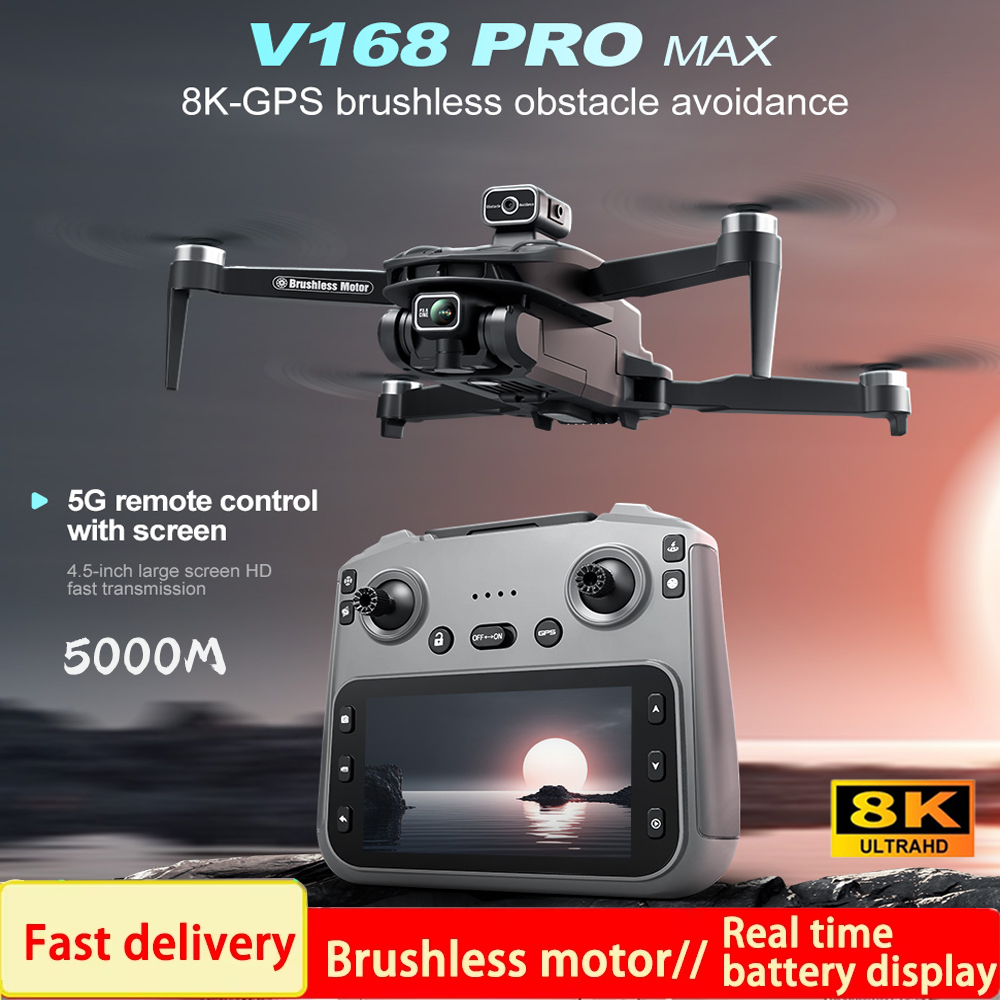 Drone GPS V168 Pro MAX 2025 8K - Jjrc Drone X12 ulasan dan harga